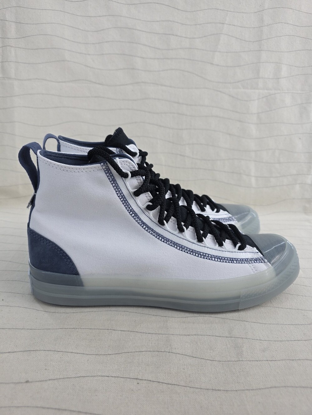 Converse Mens Chuck Taylor All Star CX EXP2 White Blue Shoes A12869C Size 10.5 - Picture 2 of 12